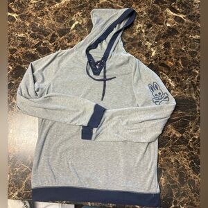 Psycho Bunny Men’s Hoodie Lace Up Size Small